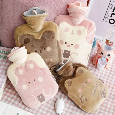 Cute Large Warmer Hot Water Bag For Period Pain Stuffed Menstrual Colic Heater Plush Hand Warmer