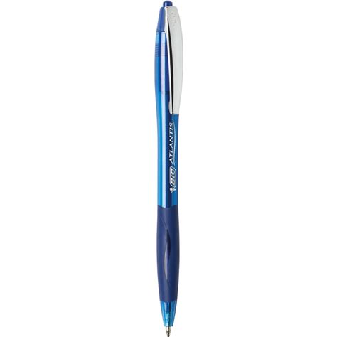 Bic Glide Blue Retractable Ballpoint Pens Medium Point Mm