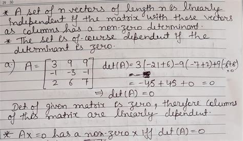 Solved For Each Of The Following Matrices Determine Whether The