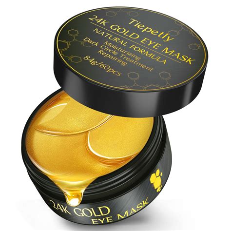 24k Gold Under Eye Patches Eye Masks For Puffy Eyes Collagen Eye