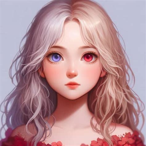 Innocent Beauty Mesmerizing Blue Eyed Girl With Light Blonde Hair AI Art Generator Easy
