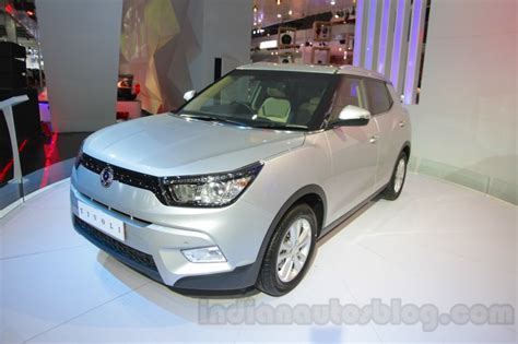 Ssangyong Tivoli Compact Suv Spied In Ahmedabad