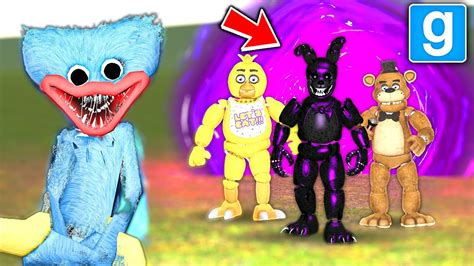 Five Nights At Freddy S Vs Huggy Wuggy Poppy Playtime Garry S Mod Sandbox Gmod Fnaf Youtube