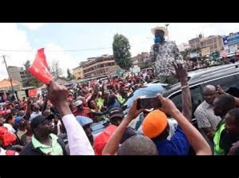 LIVE RAILA ODINGA S MASSIVE JACARANDA GROUNDS RALLY 2023 Please