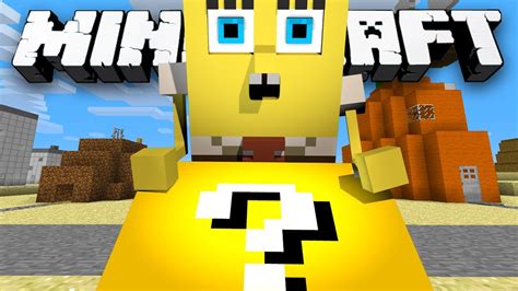 Minecraft Modded Minigame Lucky Block Bikini Bottom Pvp W Preston