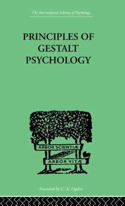 Principles Of Gestalt Psychology / Edition 1 by K Koffka ...