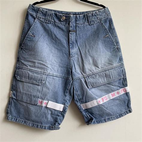 Marithe Francois Girbaud Vintage Denim Shorts Strap Depop