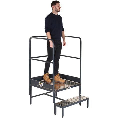 Climb It Steel Folding Work Platform Step Platform Bwp G