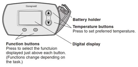 Honeywell Focuspro 5000 Series Digital Thermostat User Guide