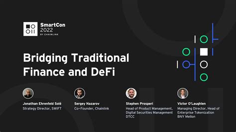 Bridging Traditional Finance And DeFi Enterprise Panel At SmartCon