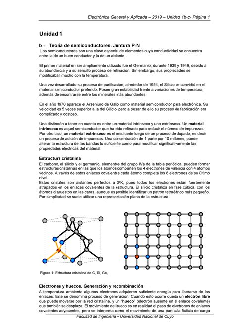 Unidad Apuntes Unidad B Teor A De Semiconductores