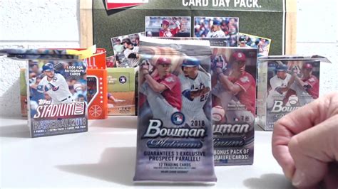 Bowman Platinum Blaster Box Fat Pack Break Auto Youtube