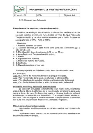 Anexo 9 1 Muestreo Microbiologico PDF