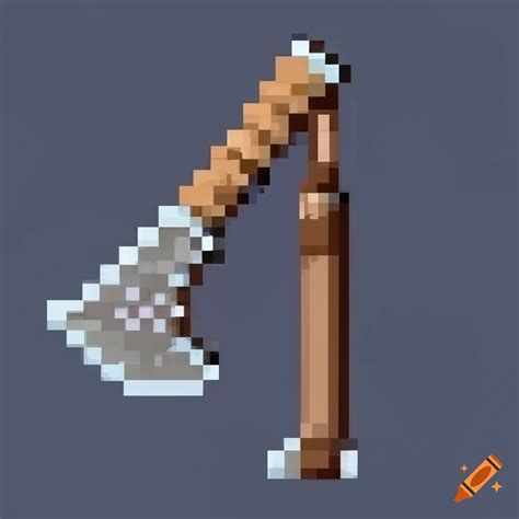 Minecraft Pixel Art Axe