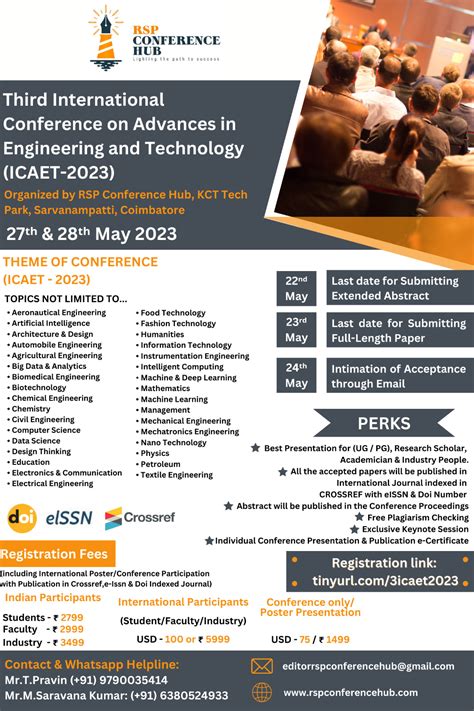 International Conference on Advances in Engineering and Technology ...