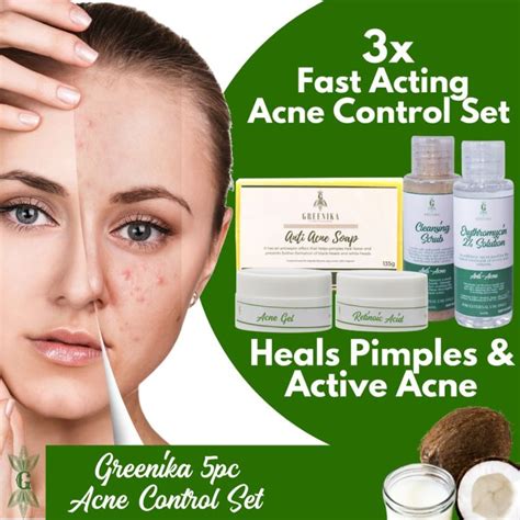 Explosive Models Acne Control Set Greenika 5pc Acne Control Set Acne