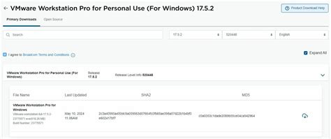 vmware desktop hypervisor pro apps    personal