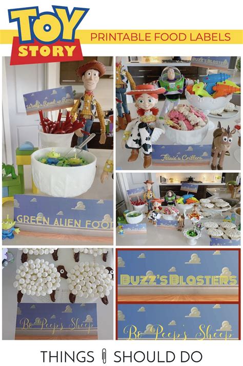 Toy Story Party Food Labels — Things I Should Do Toy Story Party Food