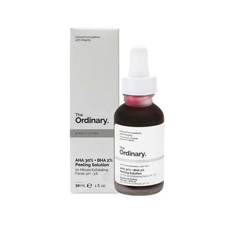 The Ordinary Aha 30 Plus Bha 2 Peeling Solution 30ml Ehavene