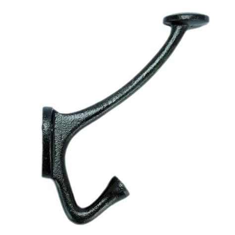 John Wright 088418 Cast Iron Wall Hook Derby Antique Iron Finish