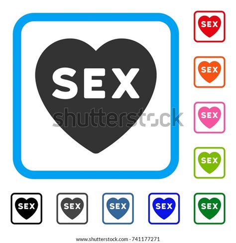 Sex Heart Icon Flat Gray Pictogram Stock Vector Royalty Free 741177271 Shutterstock