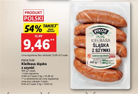 Kie Basa L Ska Z Szynki Pikok Pure Cena Promocje Opinie Sklep