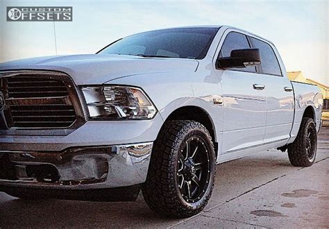 Wheel Offset 2014 Dodge Ram 1500 Slightly Aggressive Stock Custom Rims