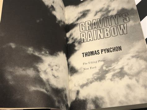 Gravity's Rainbow by Thomas Pynchon (1973) softcover book