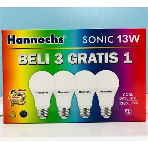 Jual Hannochs Sonic Paket In Bohlam Lampu Led Watt Cool