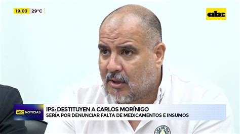 IPS destituyen a Carlos Morínigo por denunciar falta de medicamentos e