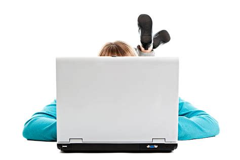 1300 Girl Behind Laptop Stock Photos Pictures And Royalty Free Images