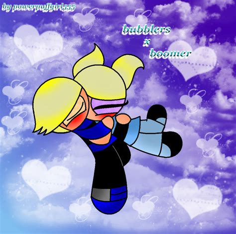 Sky Kiss Bubbles And Boomer by powerpuffgirl555 on DeviantArt