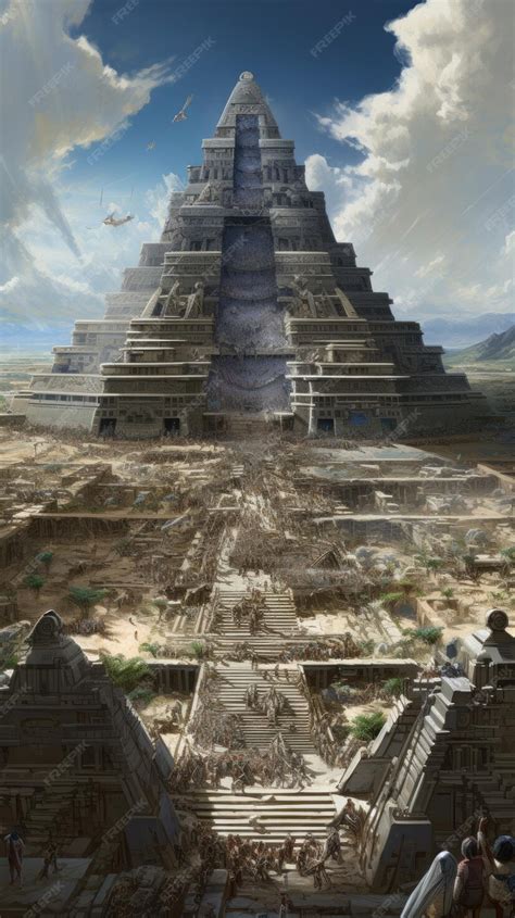 Premium AI Image | Realistic Depiction of an Advanced Ancient Civilization