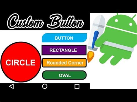 How To Create Custom Buttons In Android Studio YouTube