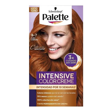 Tinte Para Cabello Palette Intensive Color Creme Kit Rubio Cobrizo