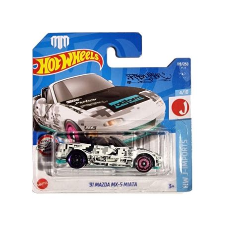 HW Macheta Mazda MX 5 Miata 91 ML2022 119 250 1 64 Hot Wheels