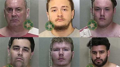 Deputies: 6 men arrested in Marion County for child pornography possession