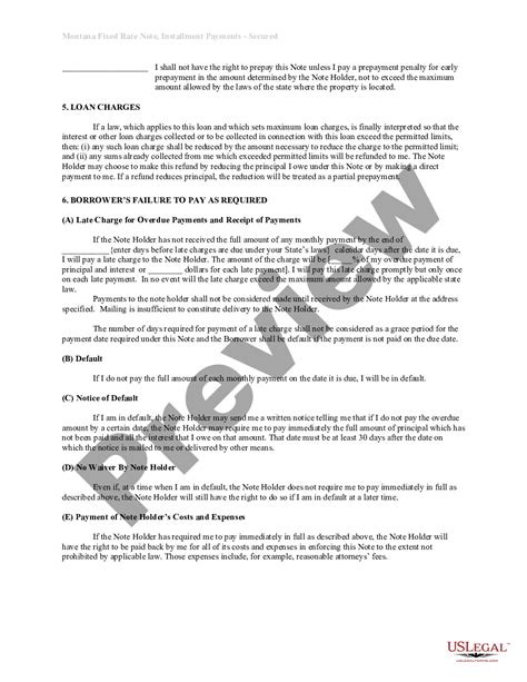 Promissory Note Template Missouri For Personal Loan Us Legal Forms