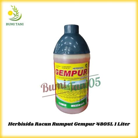 Jual Herbisida Racun Rumput Gempur Sl Liter Shopee Indonesia