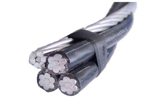 Aerial Bundled Xlpe Insulated Power Cable Quadruplex Wire Eco Friendly