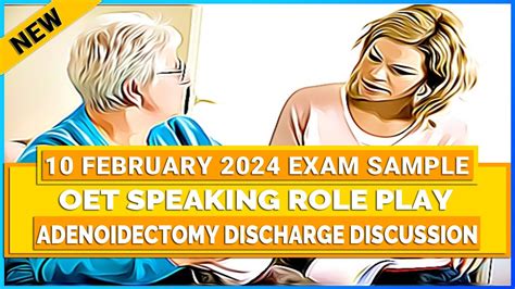 Oet Latest Exam Speaking Role Play Adenoidectomy Discharge Discussion