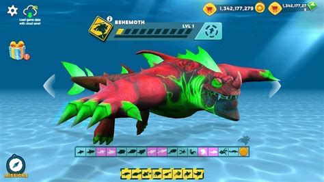 Hungry Shark Evolution Behemoth Hulk Skin All Sharks Unlocked Hack