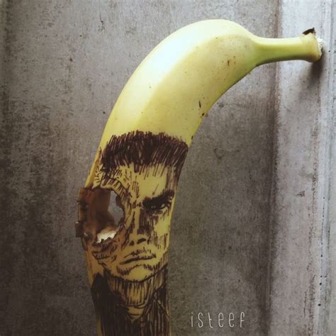 Artist Transforms Bananas Into Works Of Art Banana Art Creative Art