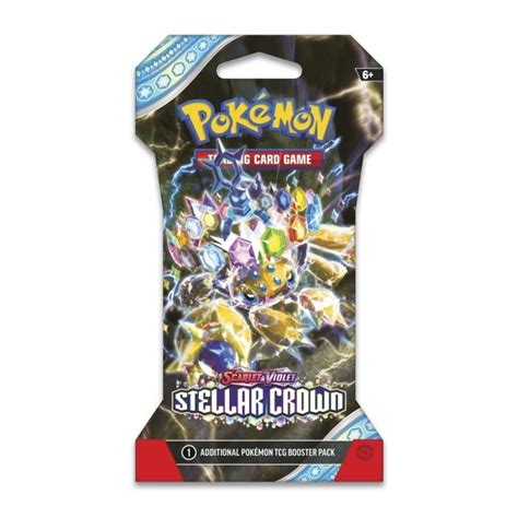 Pokémon Tcg Scarlet And Violet Stellar Crown Sleeved Booster Pack 10 Cards Pokémon Center