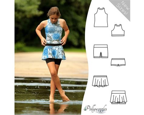 Tankini Bikini Swimsuit Pattern PDF 2 18Y Etsy