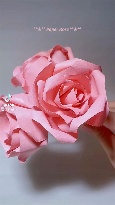 16 Tutorials To Make Paper Roses Free Templates Artofit