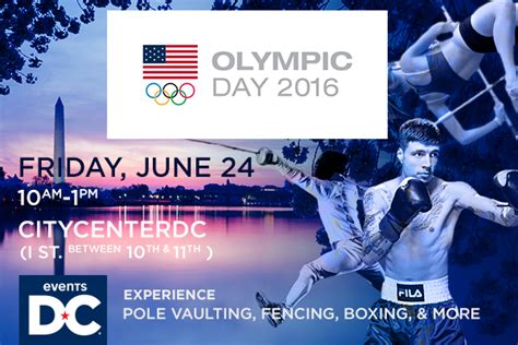 Events DC to Host Olympic Day DC, June 24 at CityCenterDC - DC Outlook