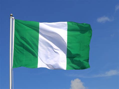 Large Nigerian Flag - 5x8 ft - Royal-Flags.co.uk