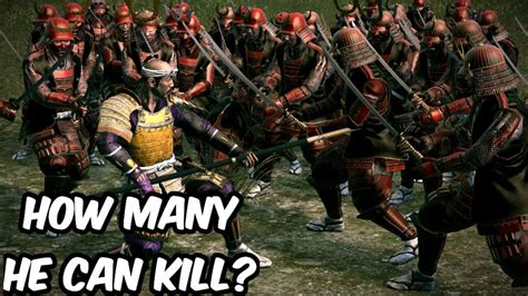 Yari Hero VS Katana Samurai How Many He Can Kill Total War Shogun