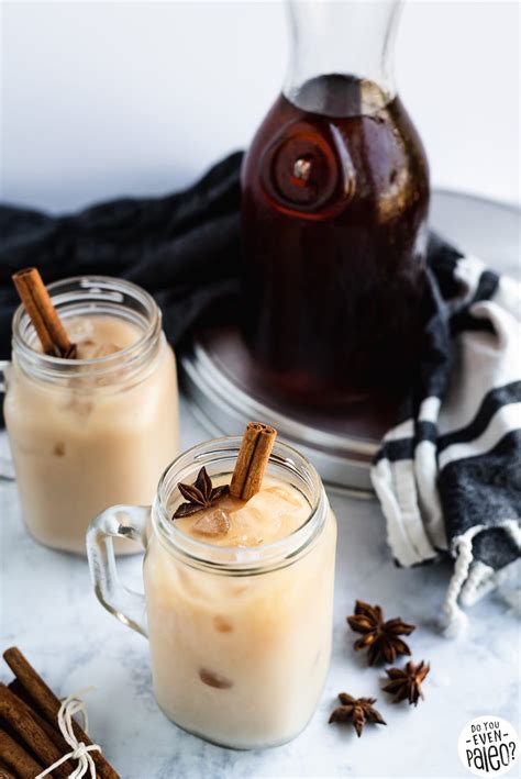 Iced Chai Tea Latte Recipe DoYouEvenPaleo Net